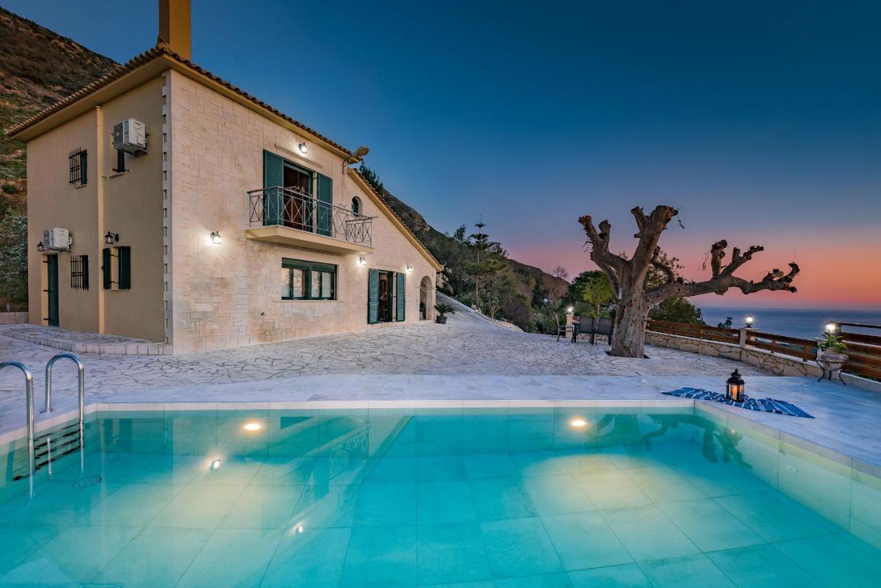 Villa Kanalos - Private Pool & Stunning Views, By Zantewize Kalamákion Exterior foto